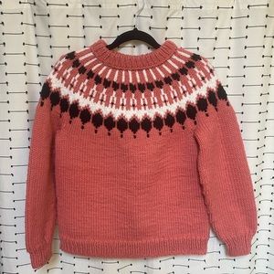 Handmade Icelandic Wool Sweater - M/L